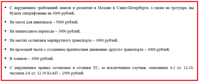 Штраф за неоплаченную и неправильную парковку Штраф за неоплаченную и неправильную парковку
