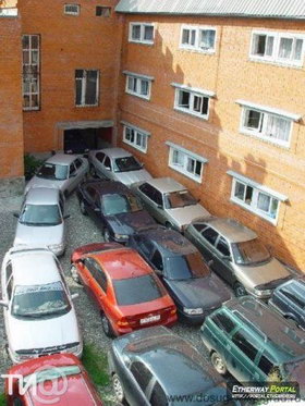Особенности парковки во дворах многоквартирных домов
